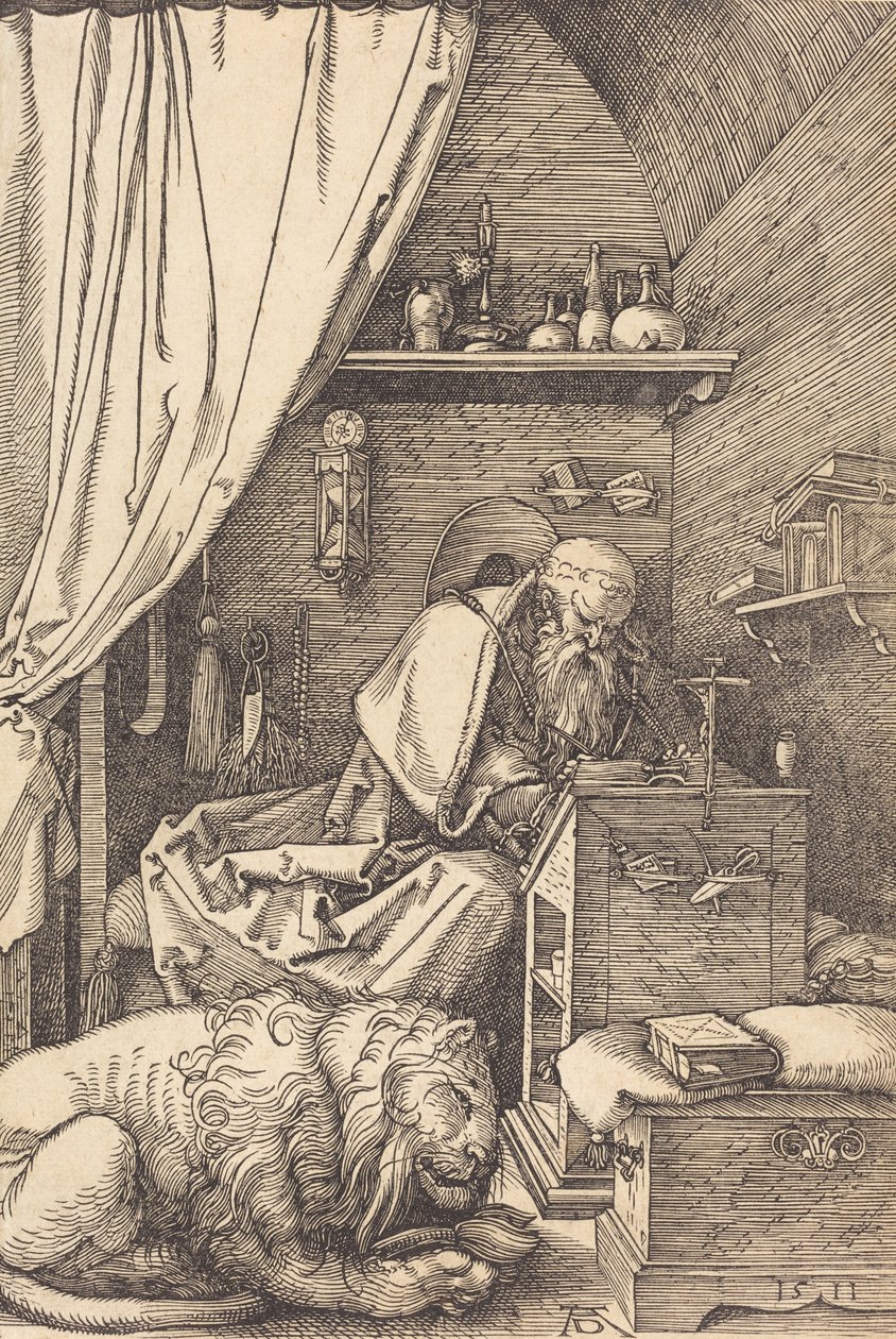San Girolamo nella sua cella da Albrecht Dürer