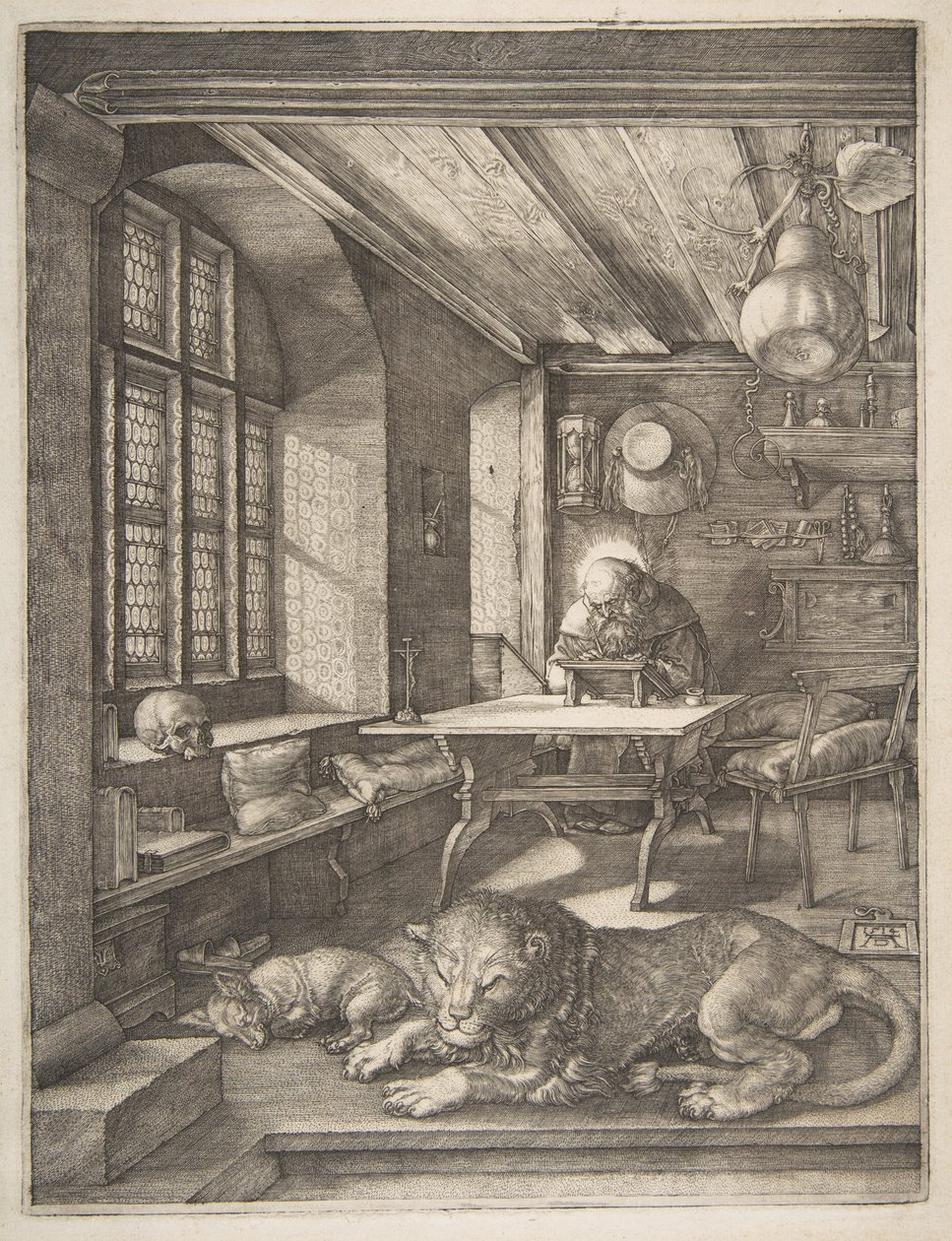 San Girolamo nel suo studio da Albrecht Dürer