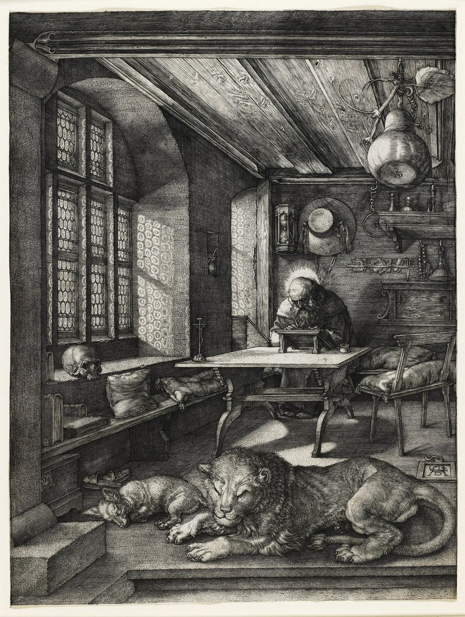 San Girolamo nel suo studio, 1514 da Albrecht Dürer