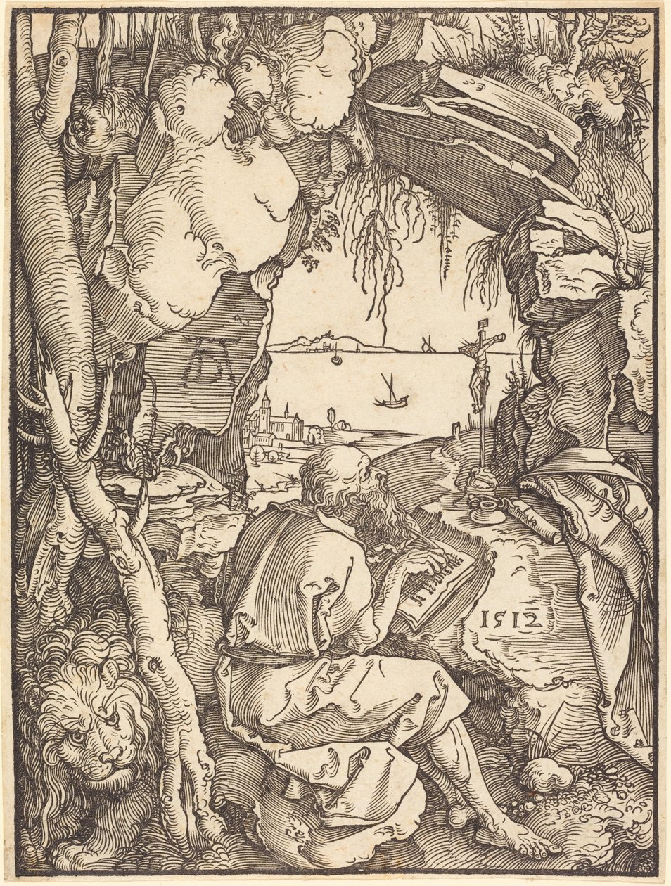 San Girolamo in una grotta da Albrecht Dürer