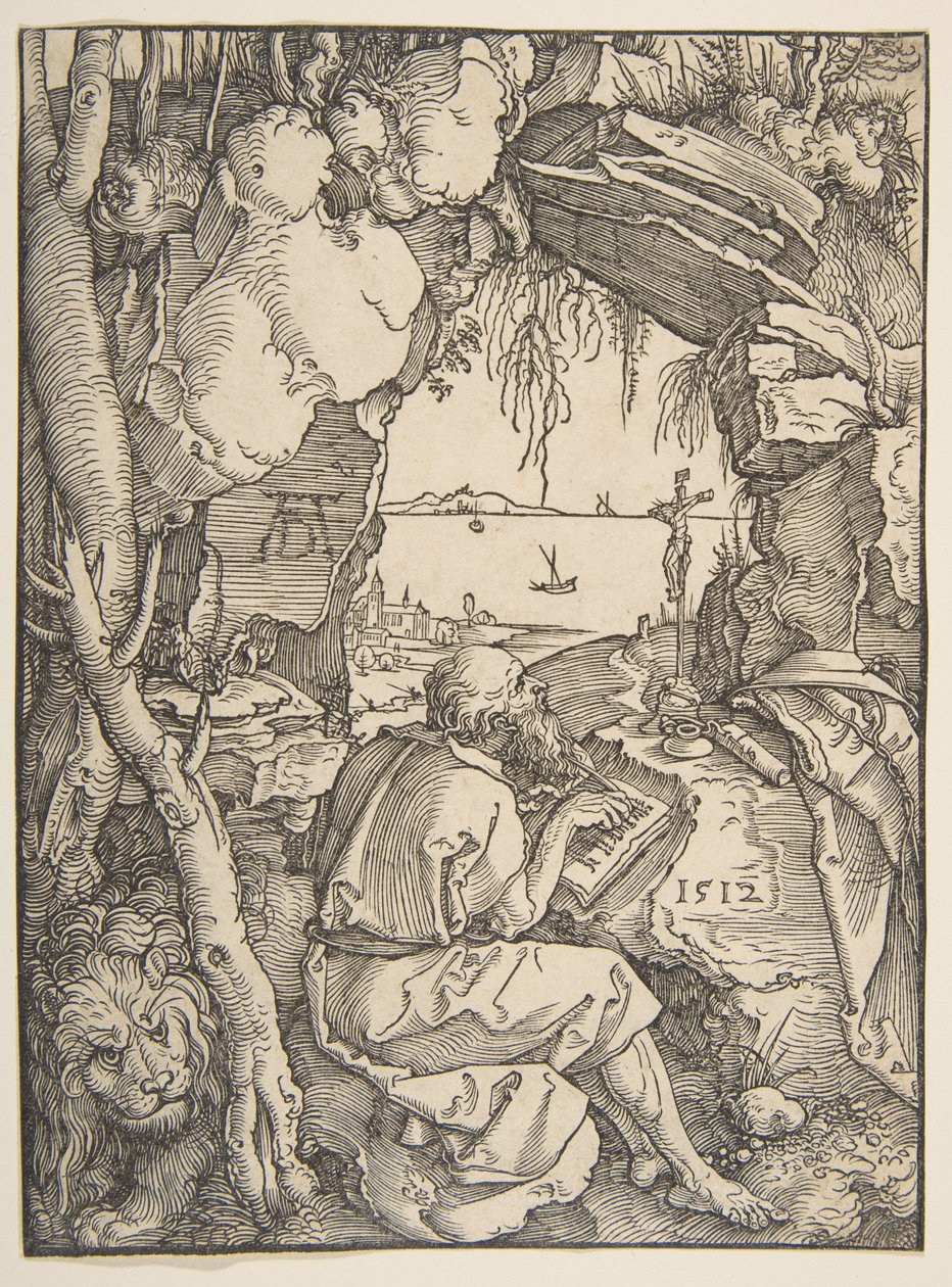 San Girolamo in una grotta da Albrecht Dürer