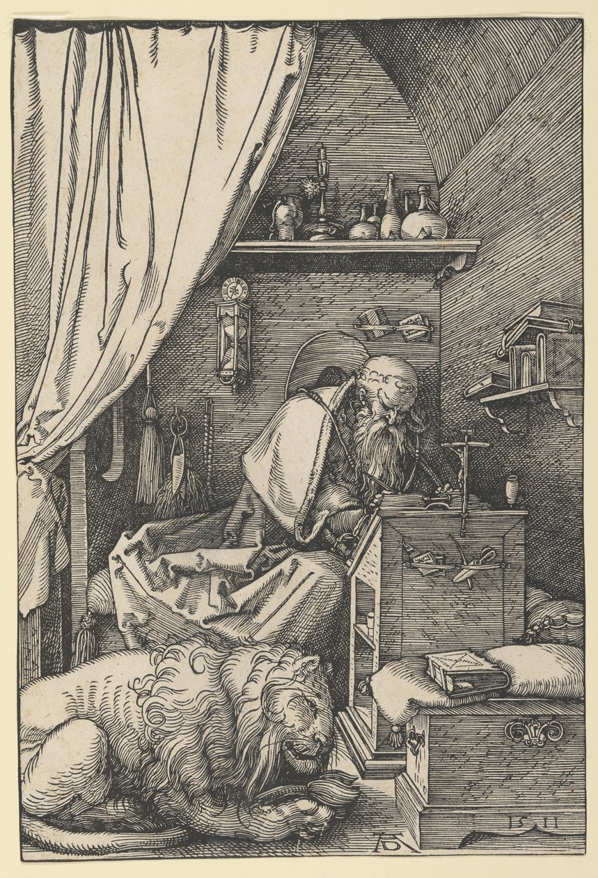 San Girolamo nella sua cella da Albrecht Dürer