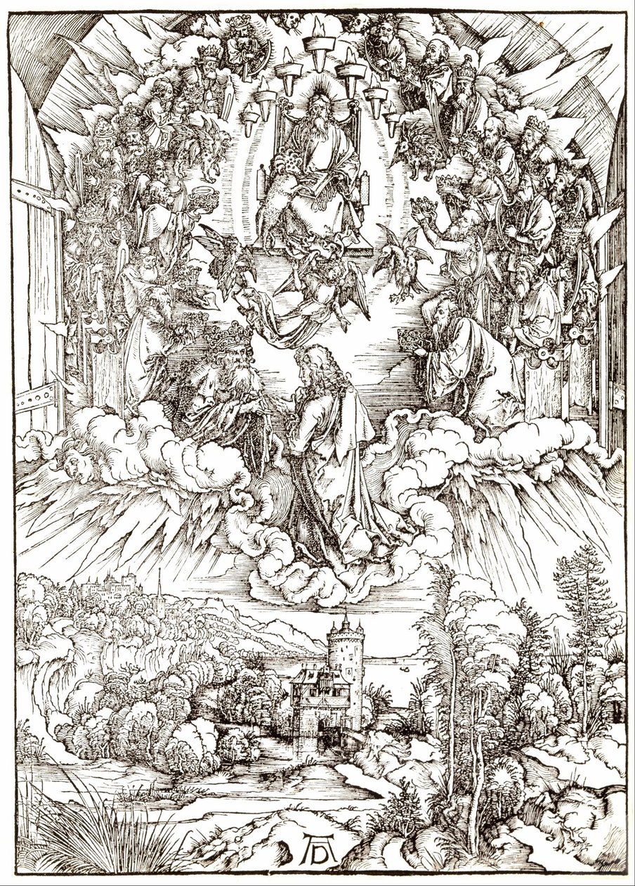 San Giovanni davanti a Dio e agli anziani da Albrecht Dürer