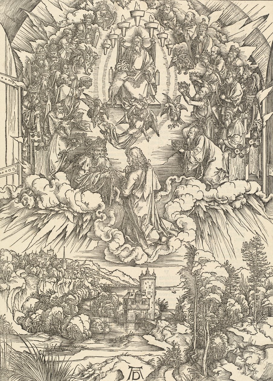 San Giovanni davanti a Dio e agli anziani da Albrecht Dürer