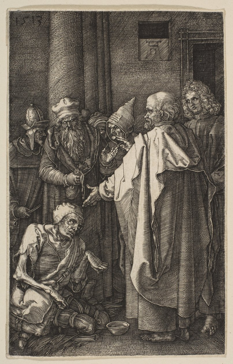 San Pietro e San Giovanni alla Porta del Tempio, tratto da “La Passione” da Albrecht Dürer