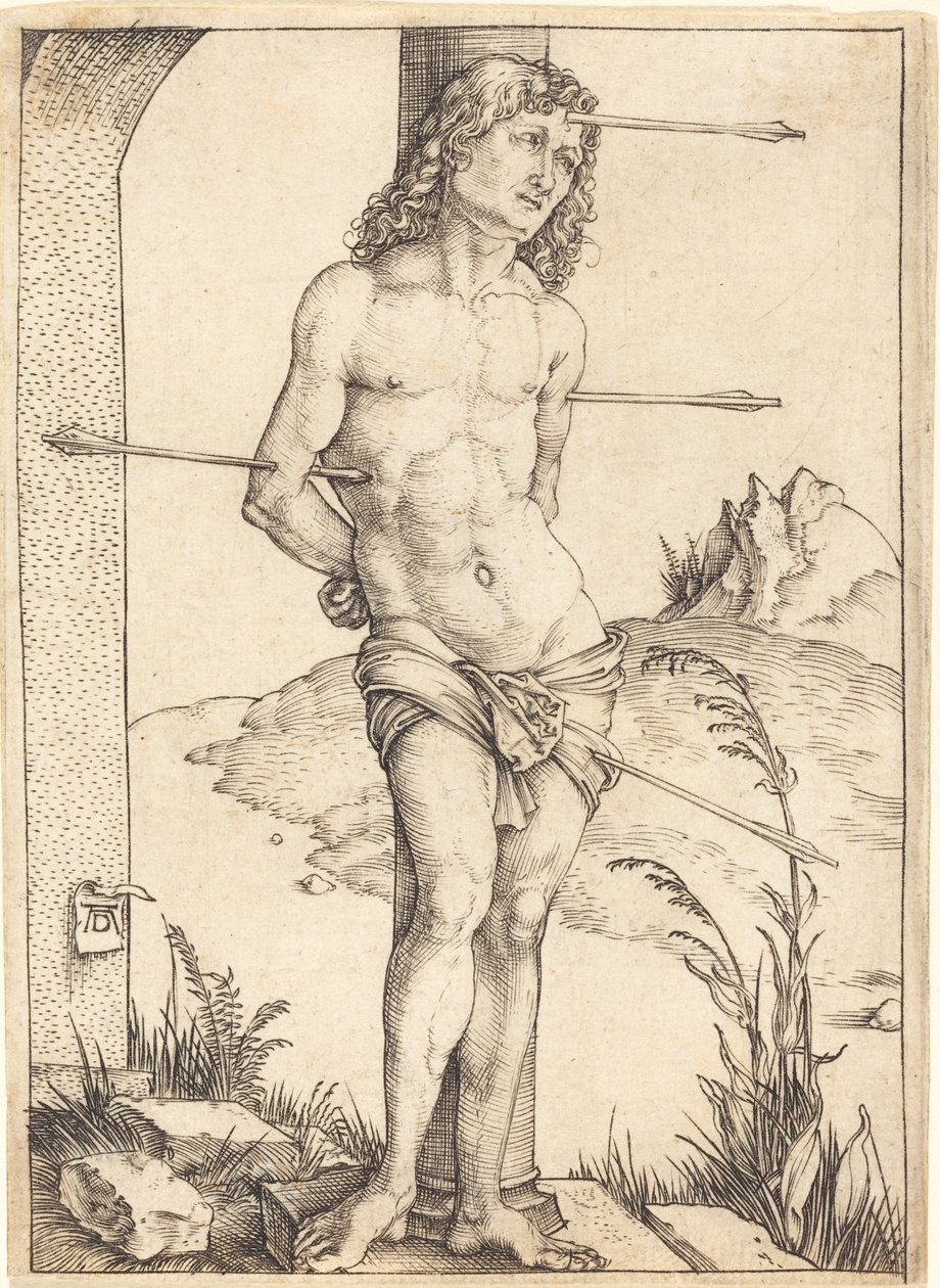 San Sebastiano legato alla colonna da Albrecht Dürer