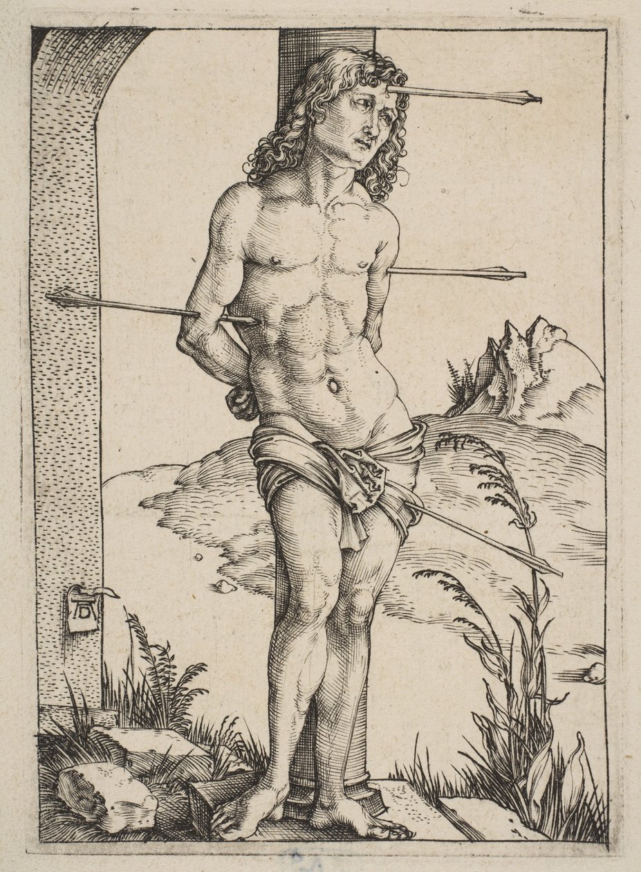 San Sebastiano legato alla colonna da Albrecht Dürer