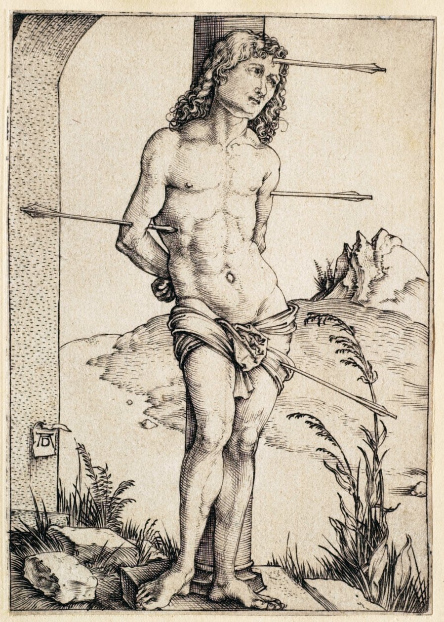 San Sebastiano legato alla colonna da Albrecht Dürer