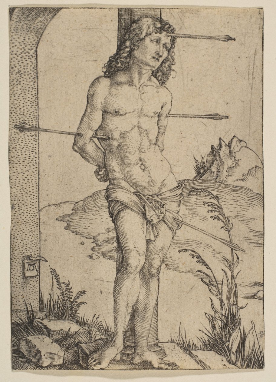 San Sebastiano legato alla colonna da Albrecht Dürer