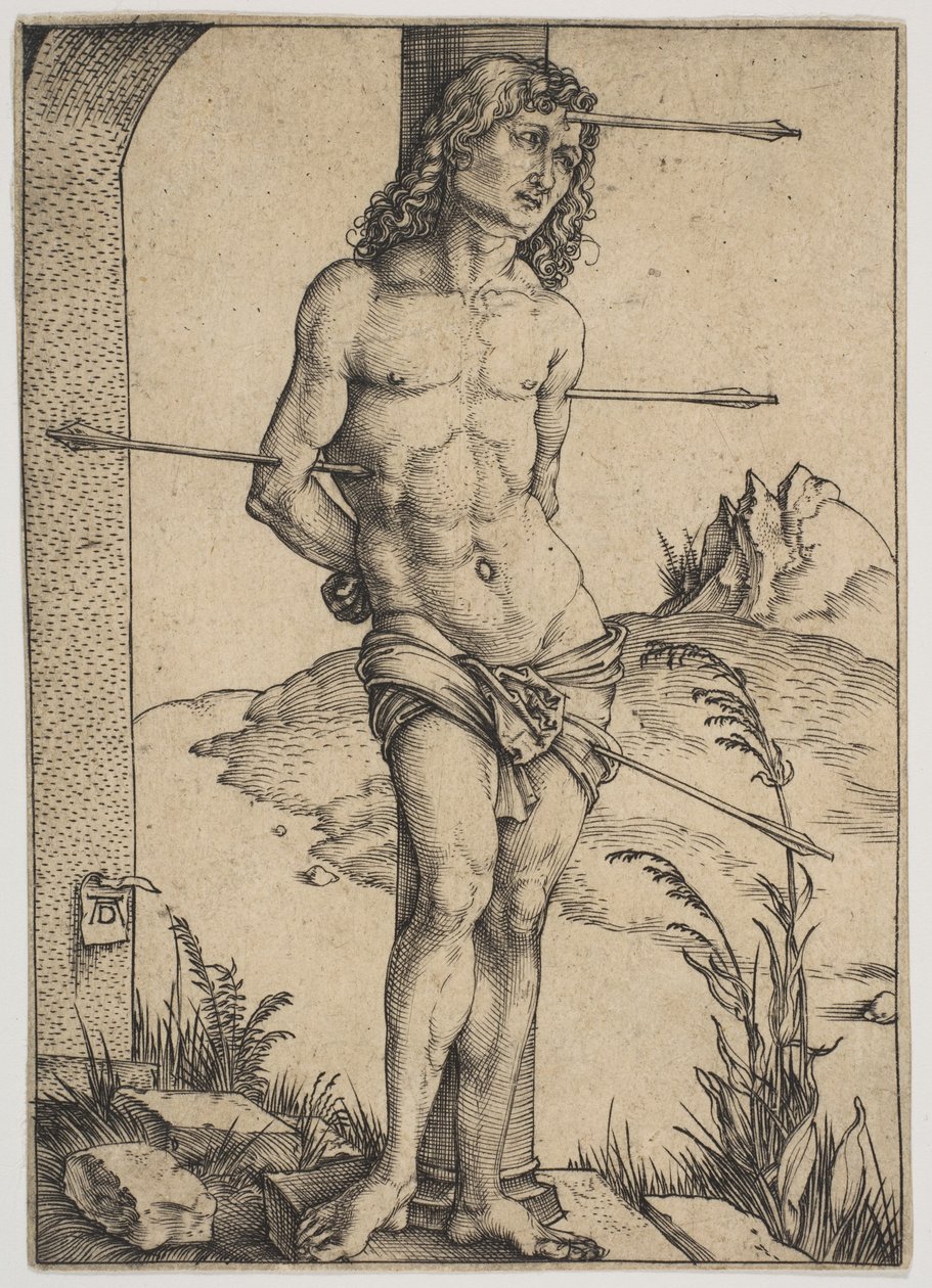 San Sebastiano legato alla colonna da Albrecht Dürer