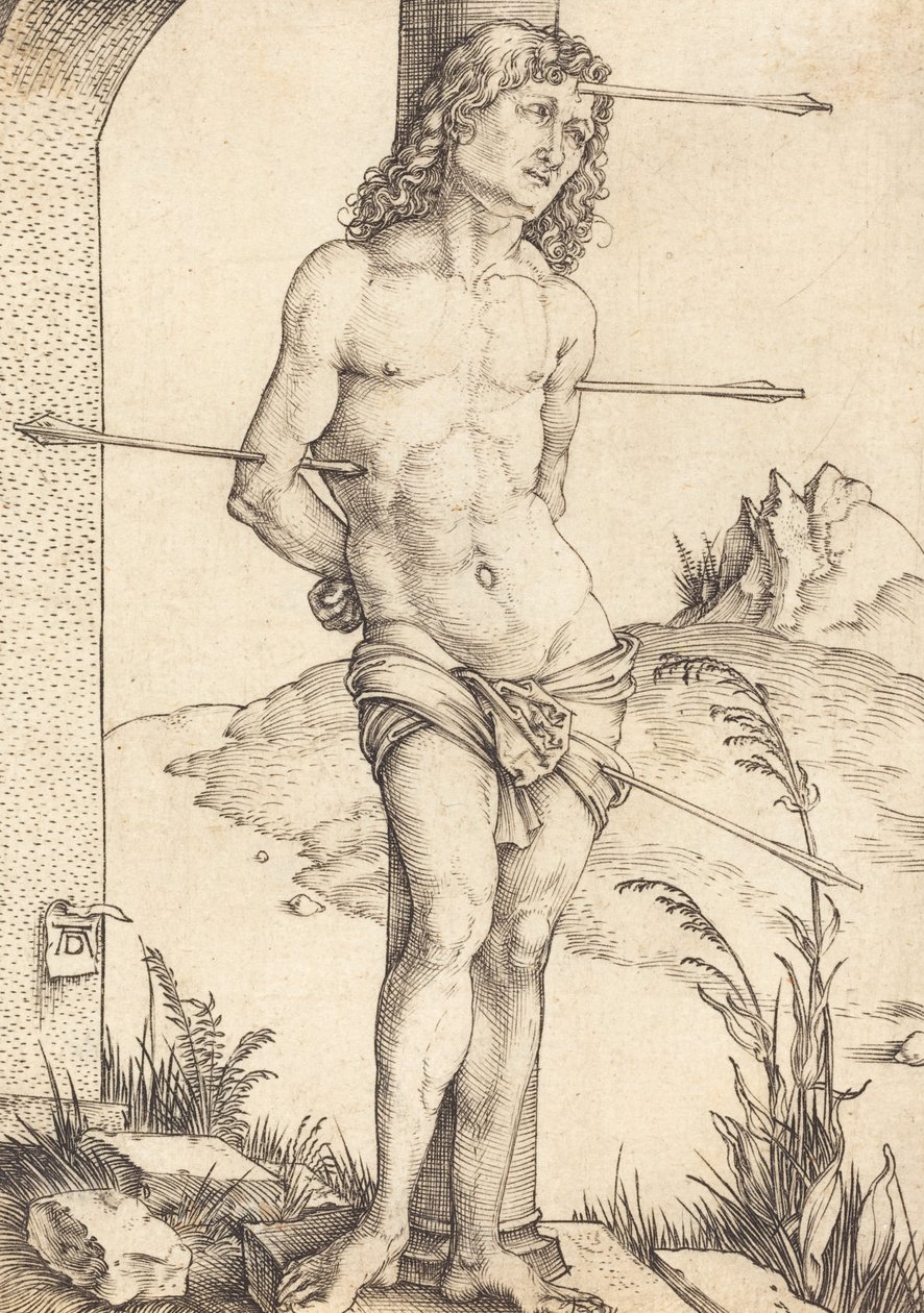 San Sebastiano legato alla colonna da Albrecht Dürer