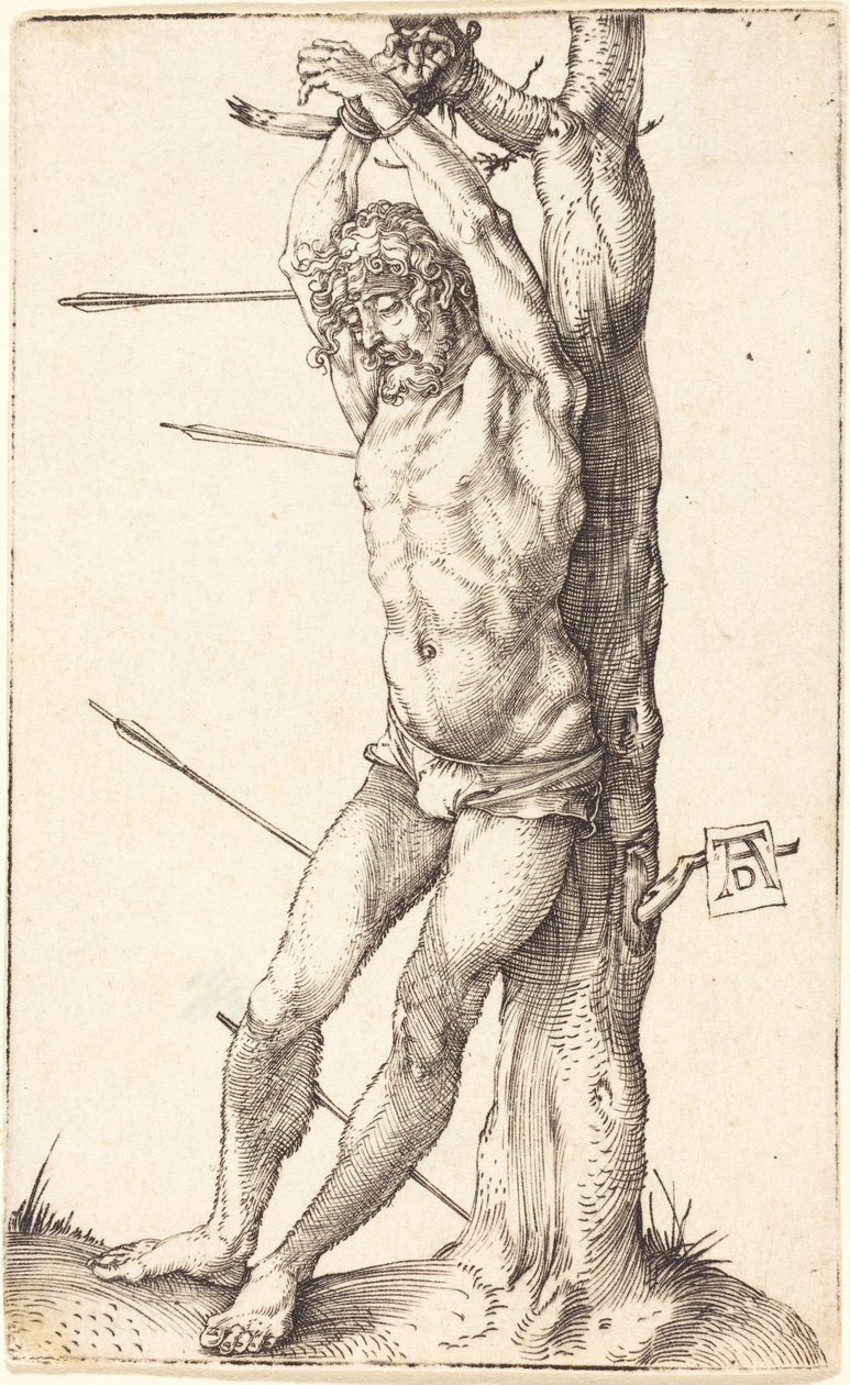 San Sebastiano legato all’albero da Albrecht Dürer