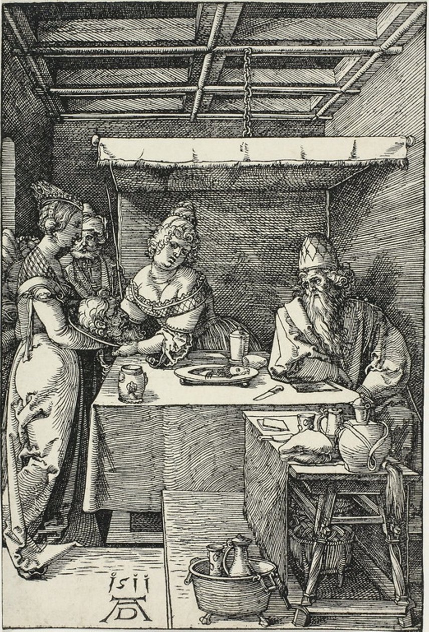 Salomè presenta la testa di Giovanni Battista a Erodiade da Albrecht Dürer