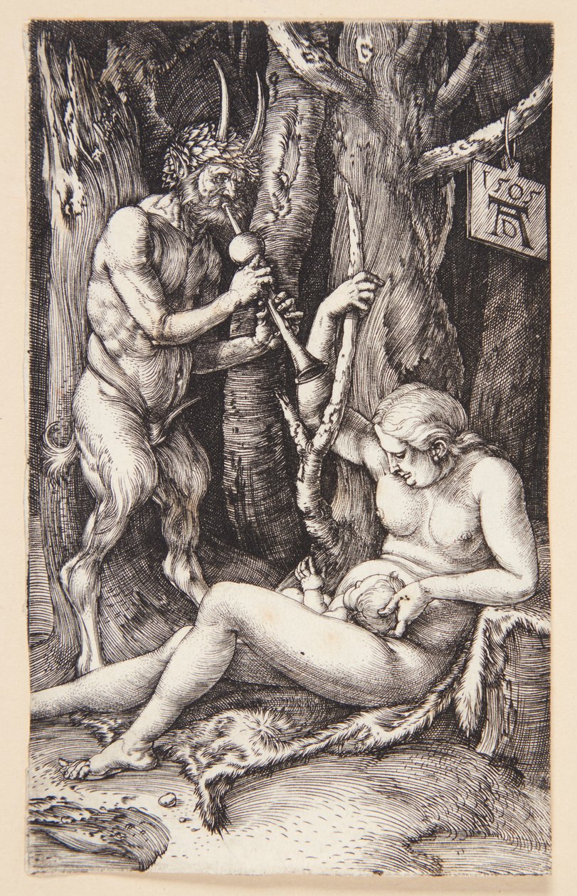 Famiglia dei satiri da Albrecht Dürer