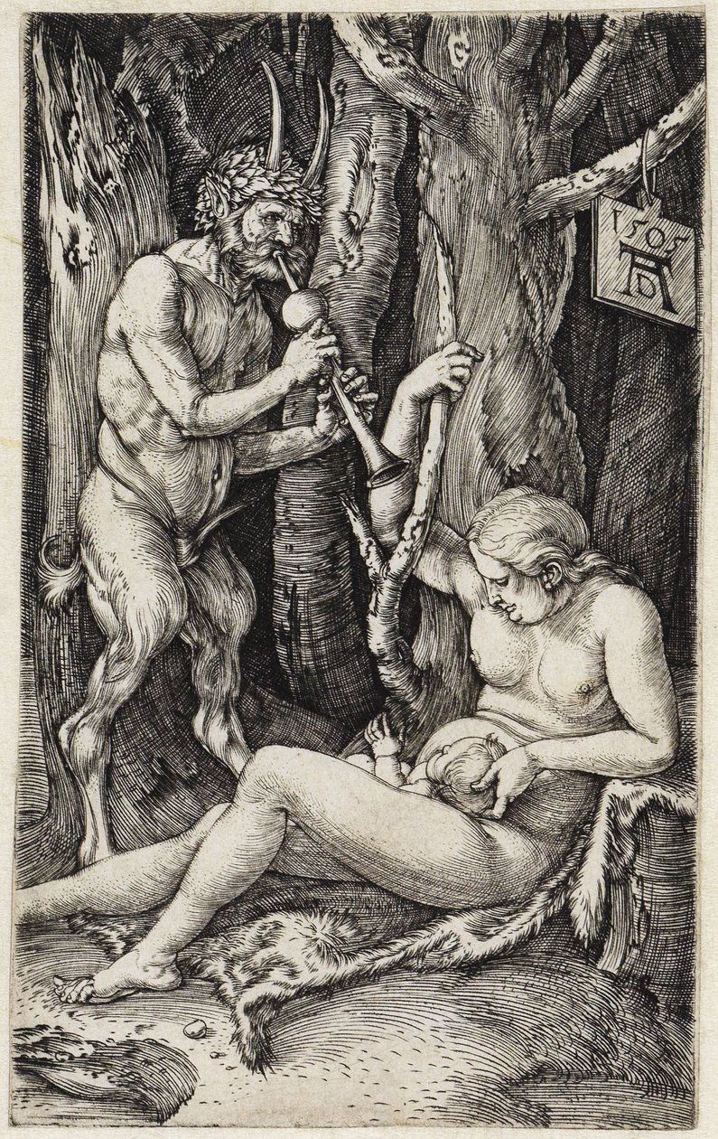 Satiro e ninfa (La famiglia del satiro) da Albrecht Dürer