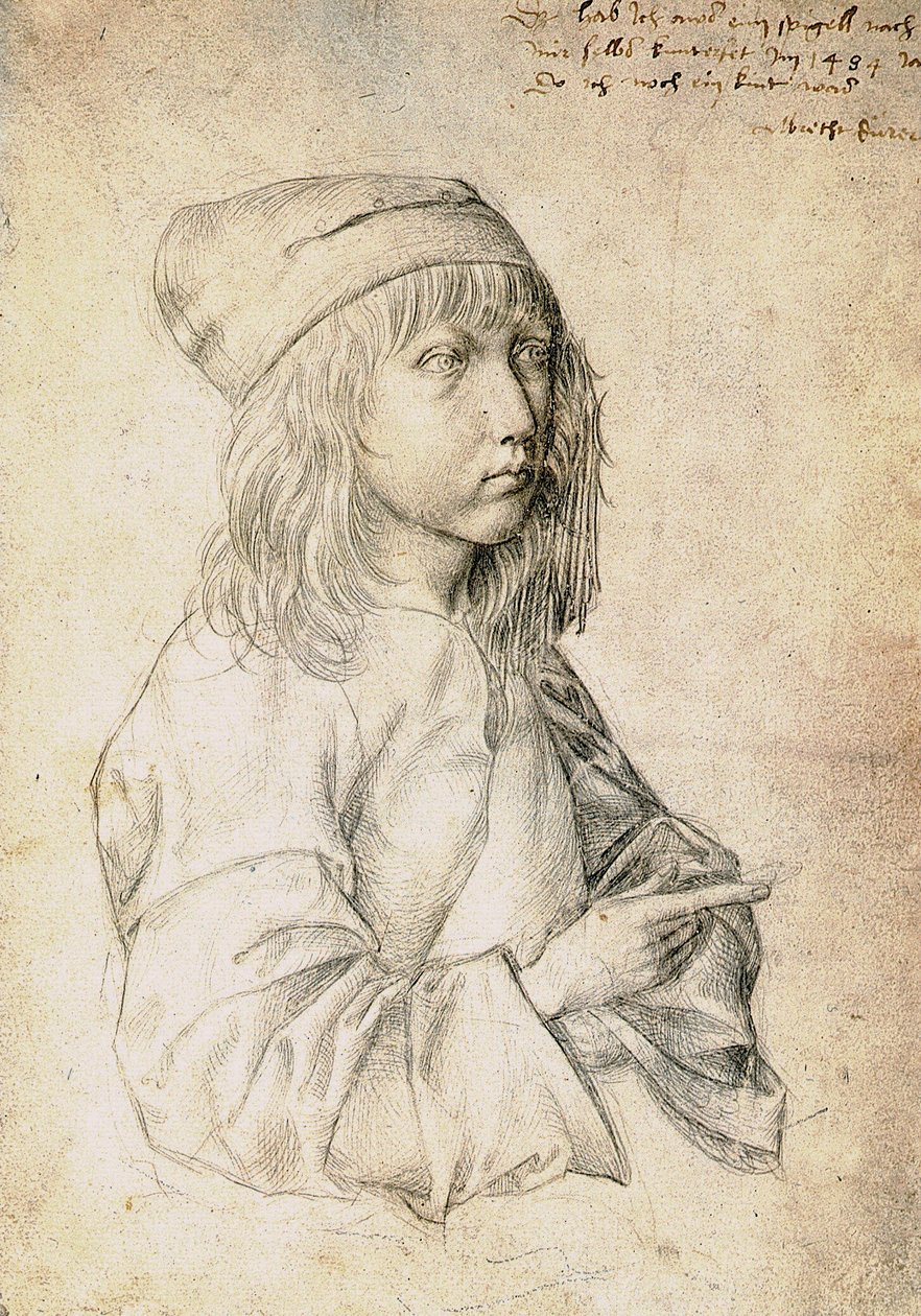 Autoritratto a tredici anni da Albrecht Dürer