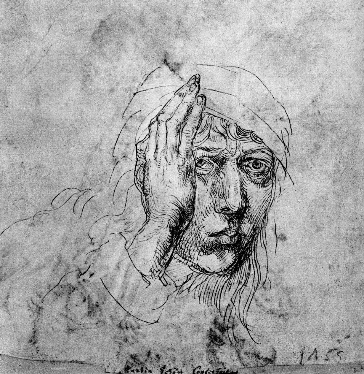 Autoritratto con benda, 1492, 1936 da Albrecht Dürer