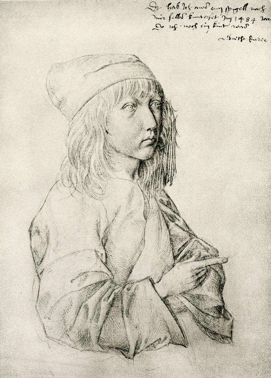Autoritratto del tredicenne Dürer da Albrecht Dürer