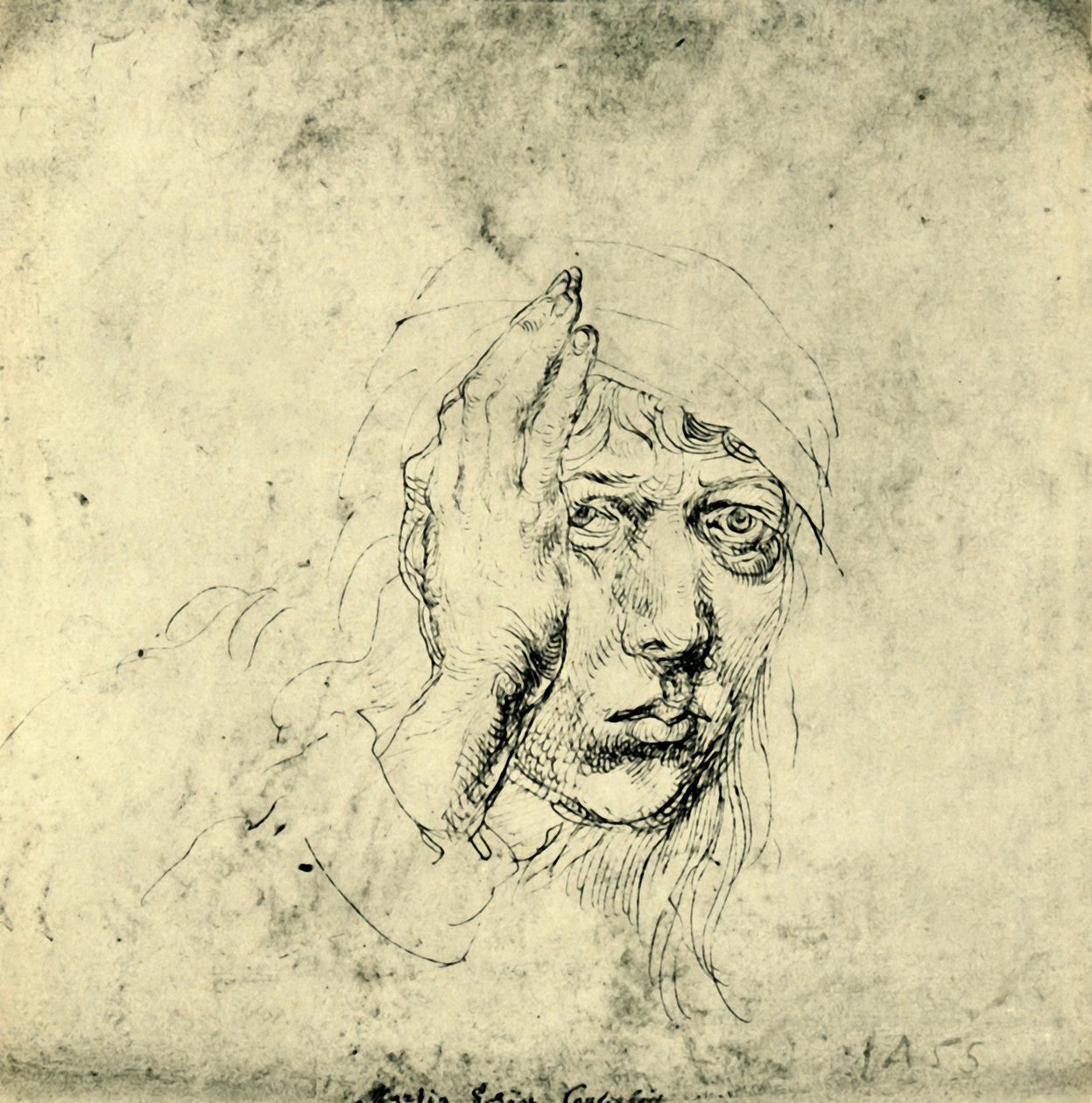 Autoritratto con una benda, 1492, 1943 da Albrecht Dürer