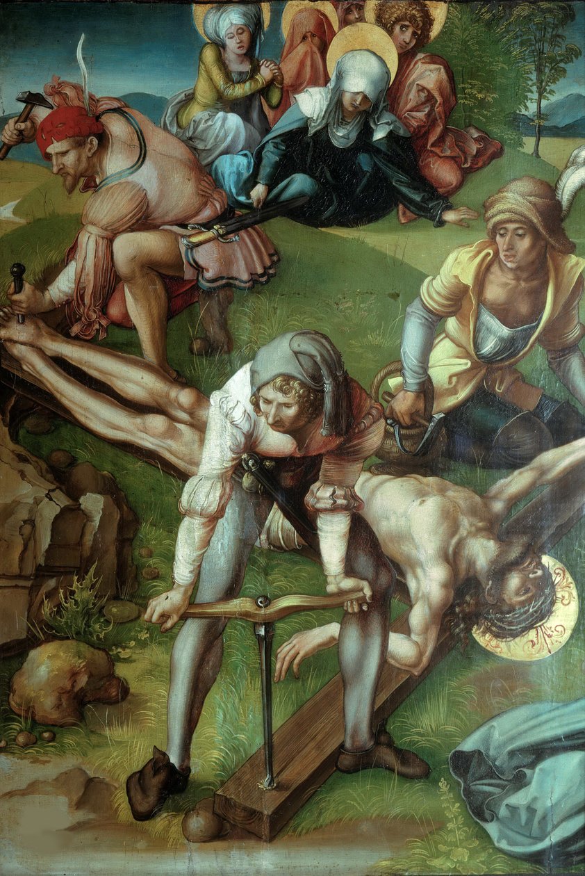 Polittico dei Sette Dolori Cristo inchiodato alla croce, 1495-1496 da Albrecht Dürer