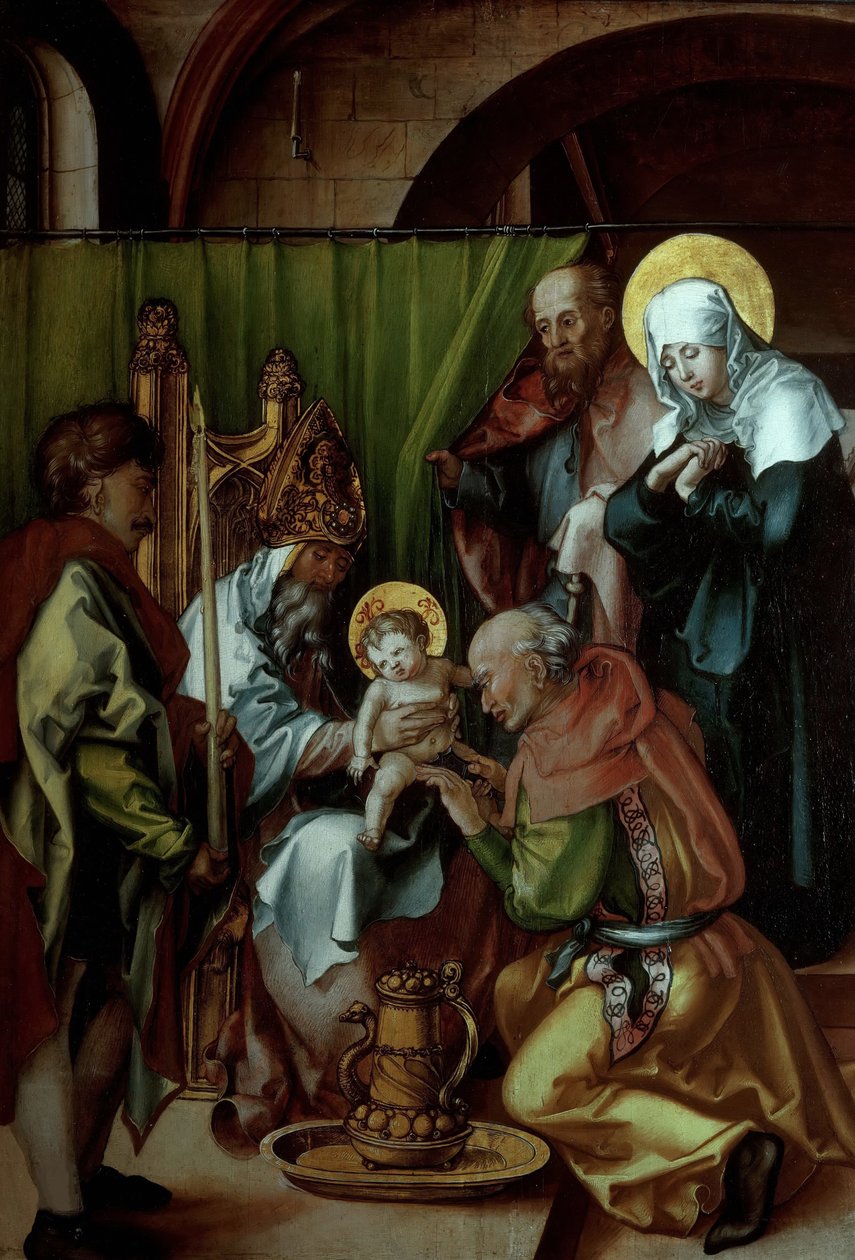 Polittico dei Sette Dolori Circoncisione di Gesù, 1495-1496 da Albrecht Dürer