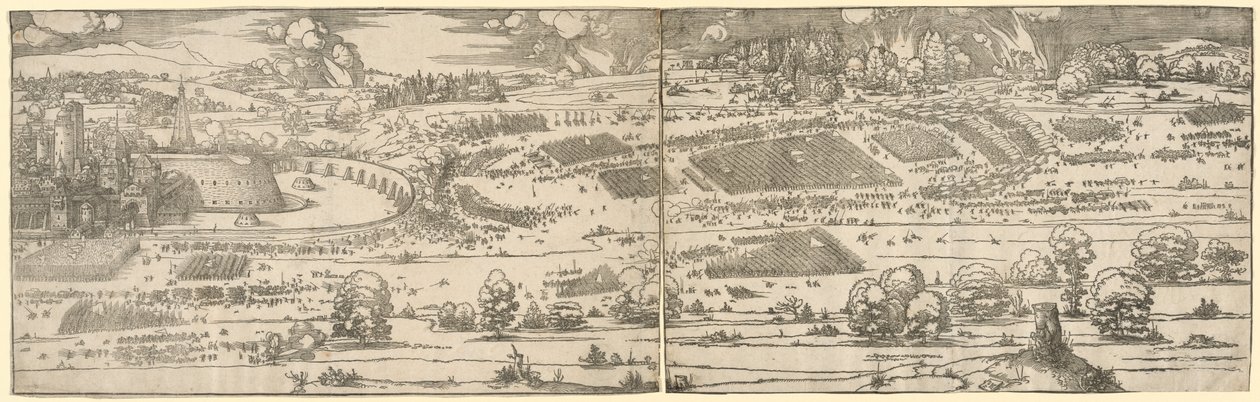 Assedio di una fortezza da Albrecht Dürer