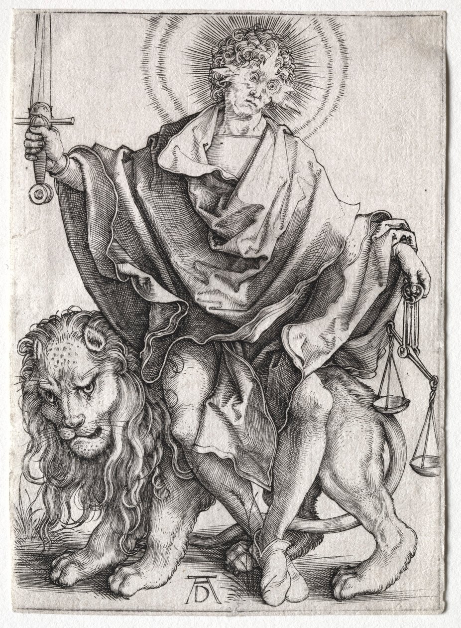 Figlio della giustizia, c. 1500 da Albrecht Dürer