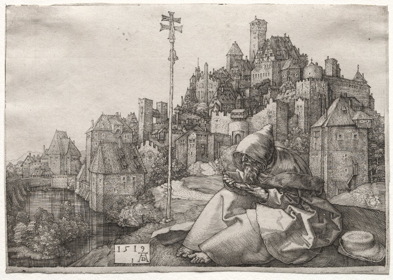 San Antonio che Legge da Albrecht Dürer
