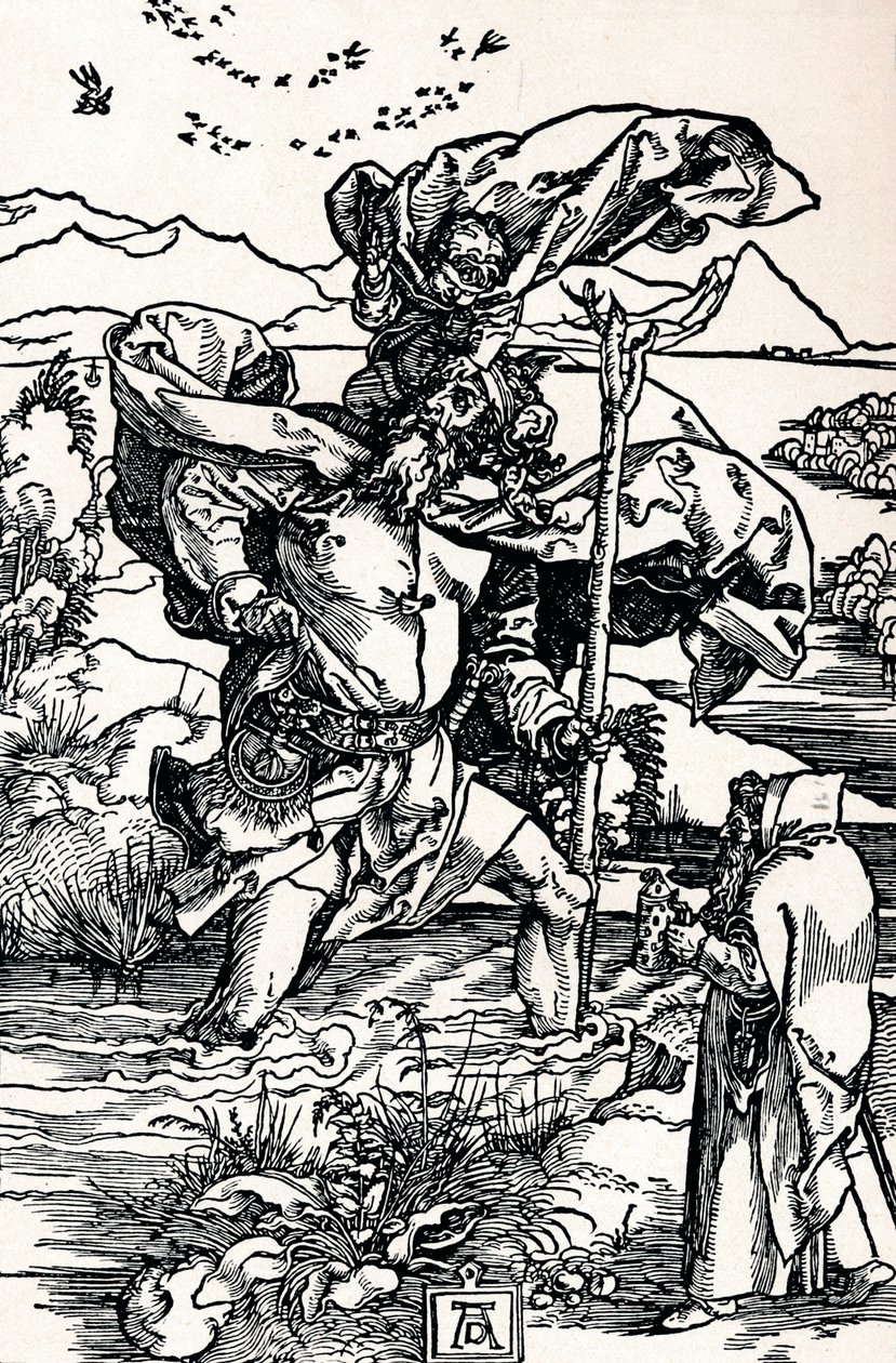 San Cristoforo, 1500 1906 da Albrecht Dürer