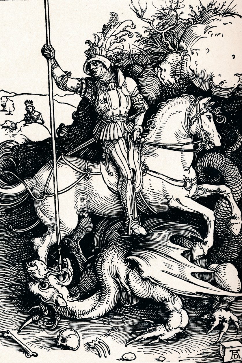 San Giorgio e il Drago, 1505 1906 da Albrecht Dürer