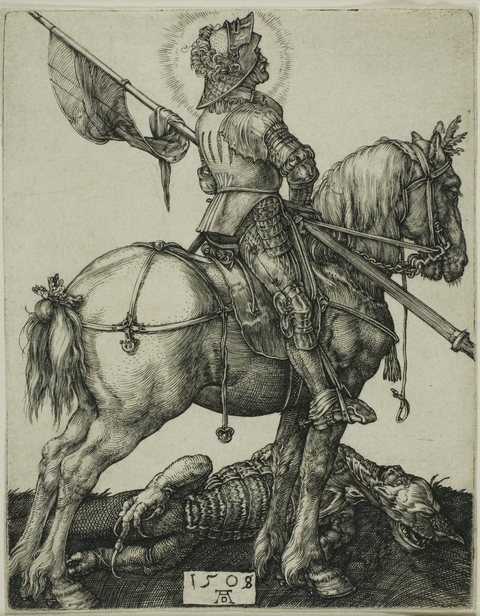San Giorgio a cavallo da Albrecht Dürer