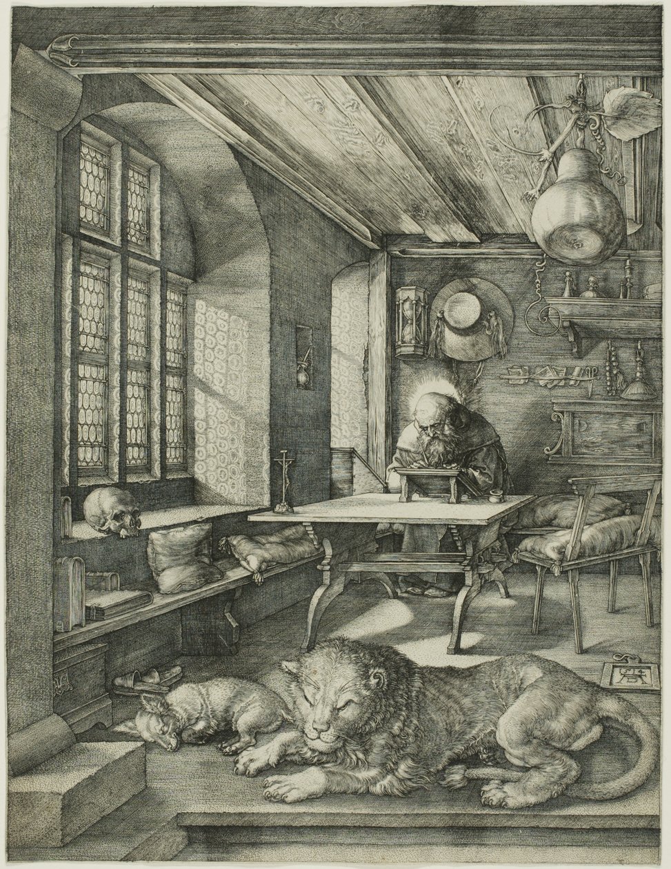 San Girolamo nel Suo Studio da Albrecht Dürer