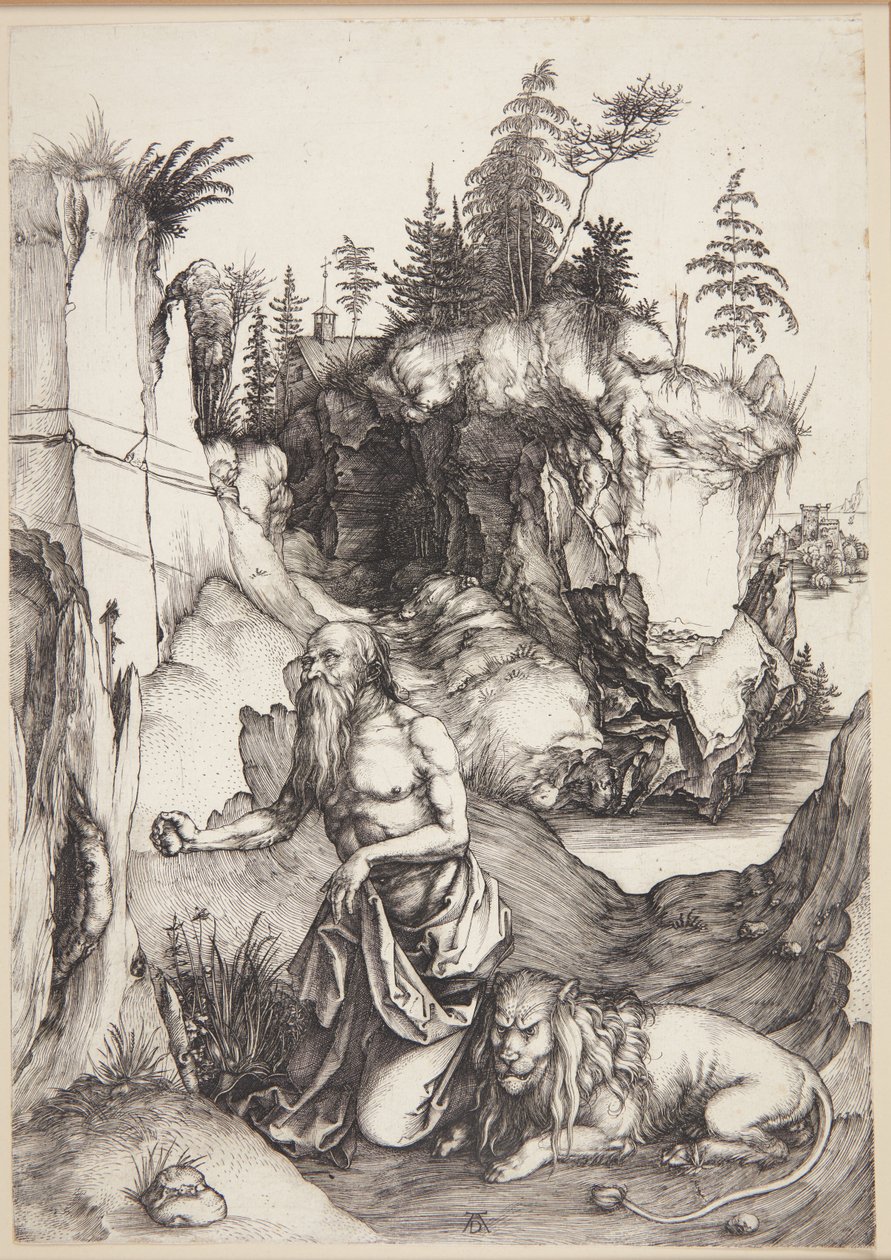San Girolamo penitente nel deserto da Albrecht Dürer