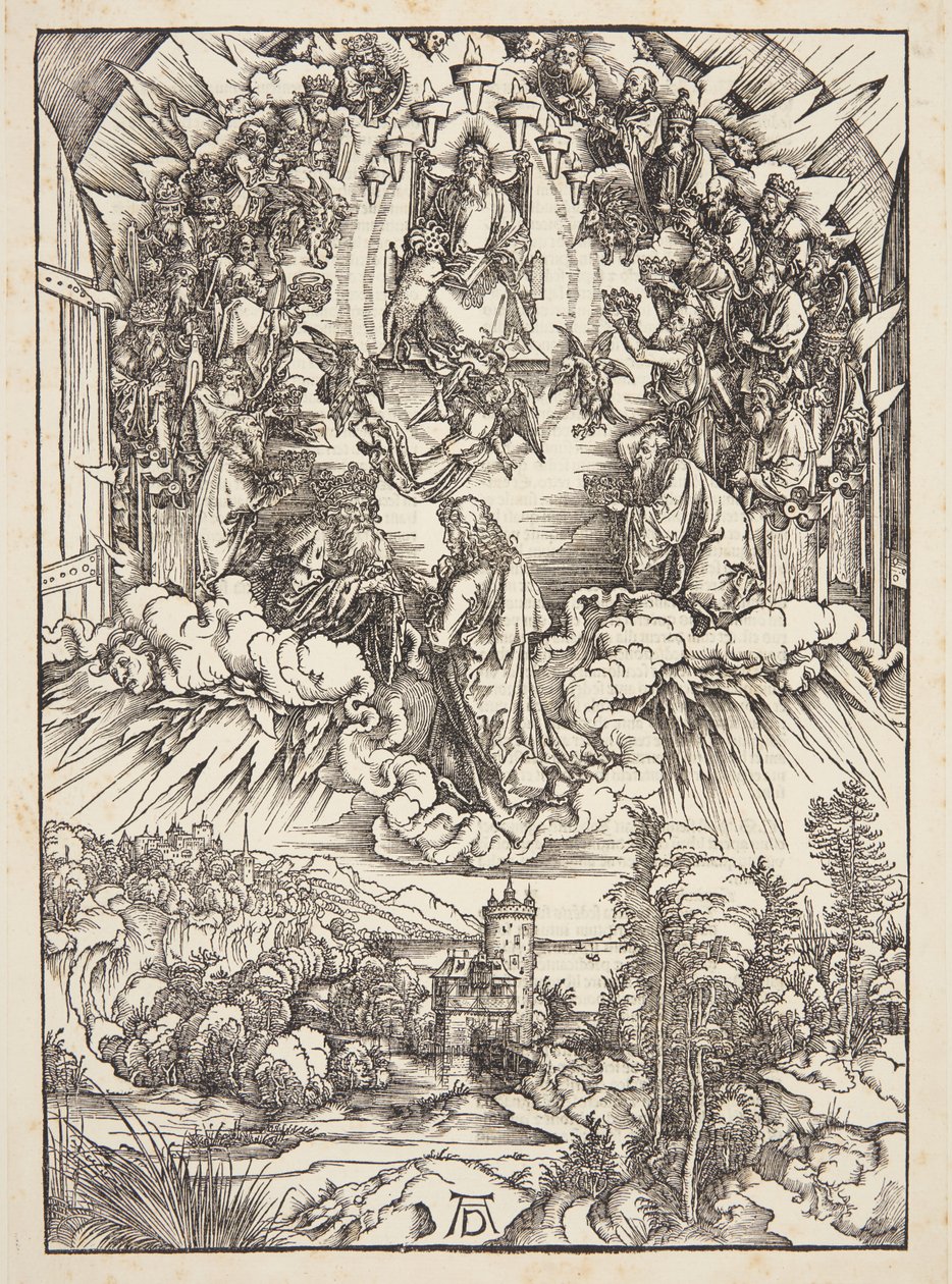 San Giovanni davanti a Dio e agli Anziani da Albrecht Dürer