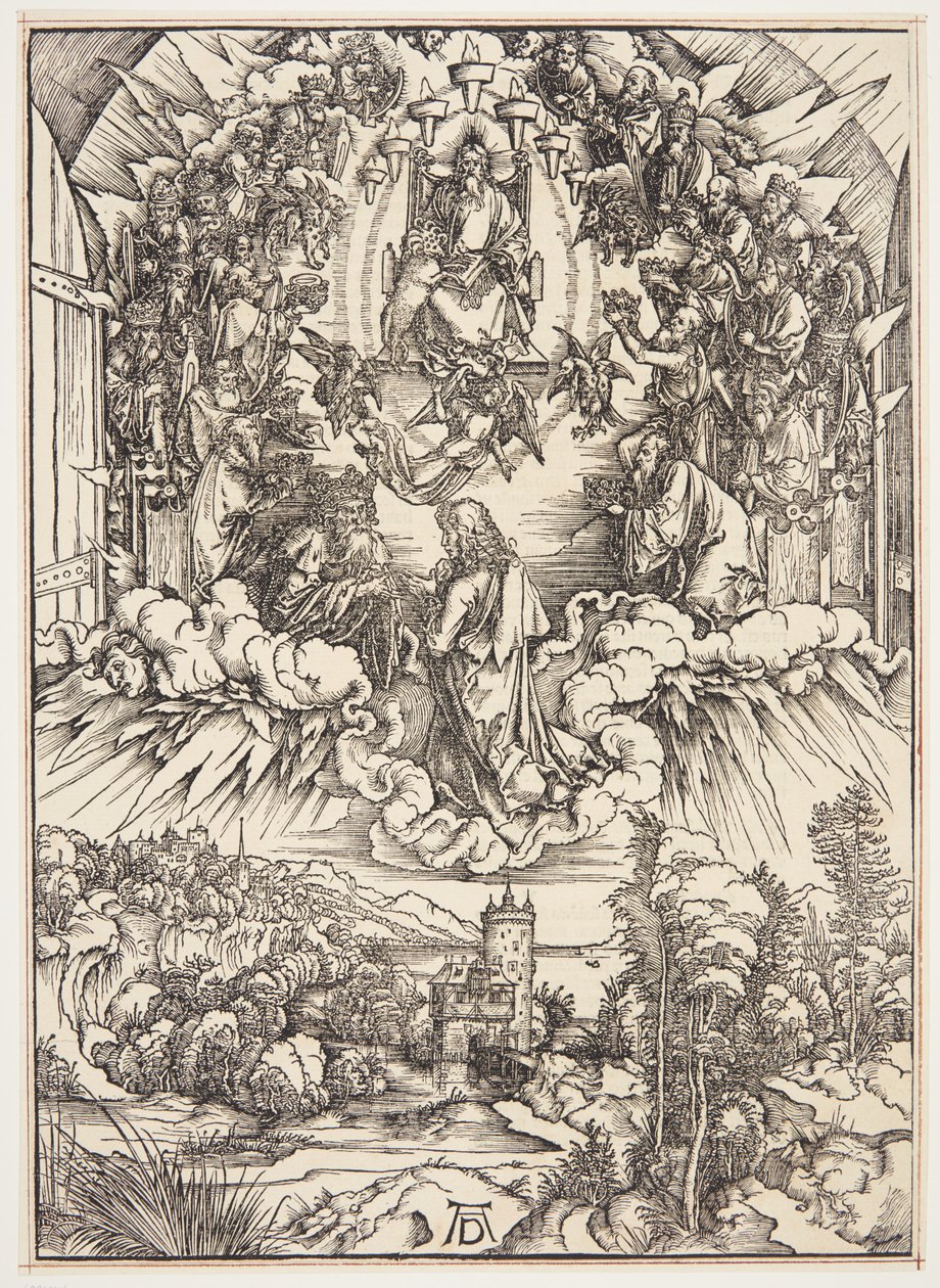 San Giovanni davanti a Dio e agli Anziani da Albrecht Dürer