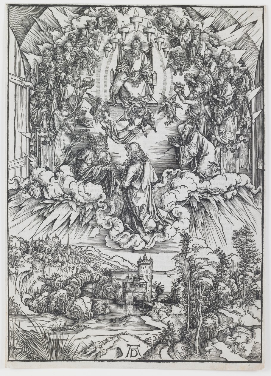 San Giovanni davanti a Dio e agli Anziani da Albrecht Dürer