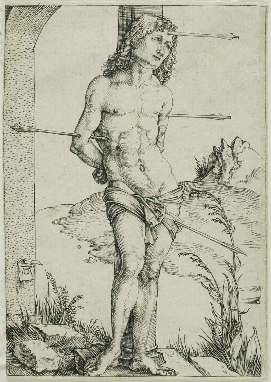 San Sebastiano legato alla colonna da Albrecht Dürer