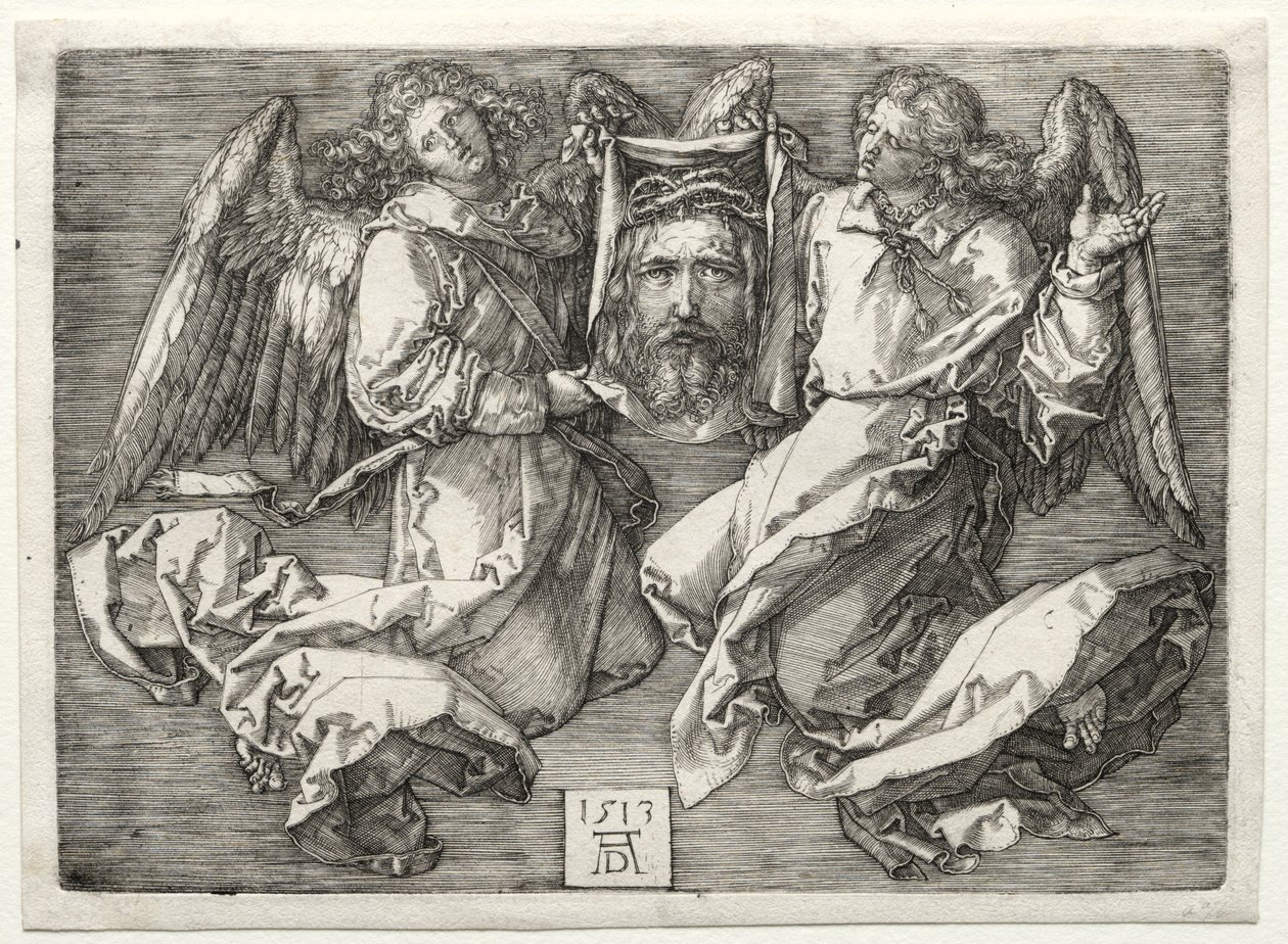 Sudario mostrato da due angeli da Albrecht Dürer