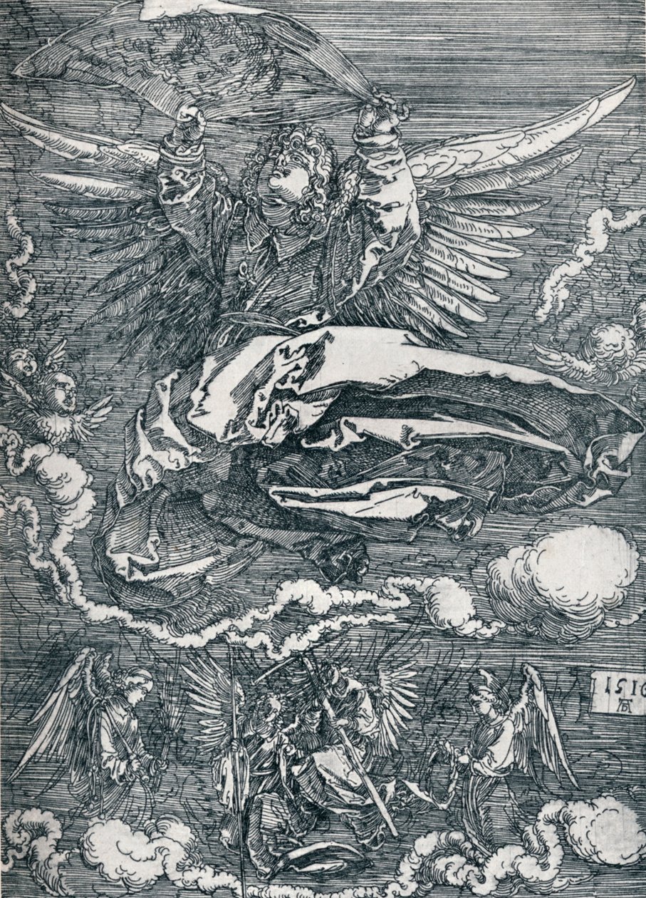 Sudario mostrato da un angelo da Albrecht Dürer