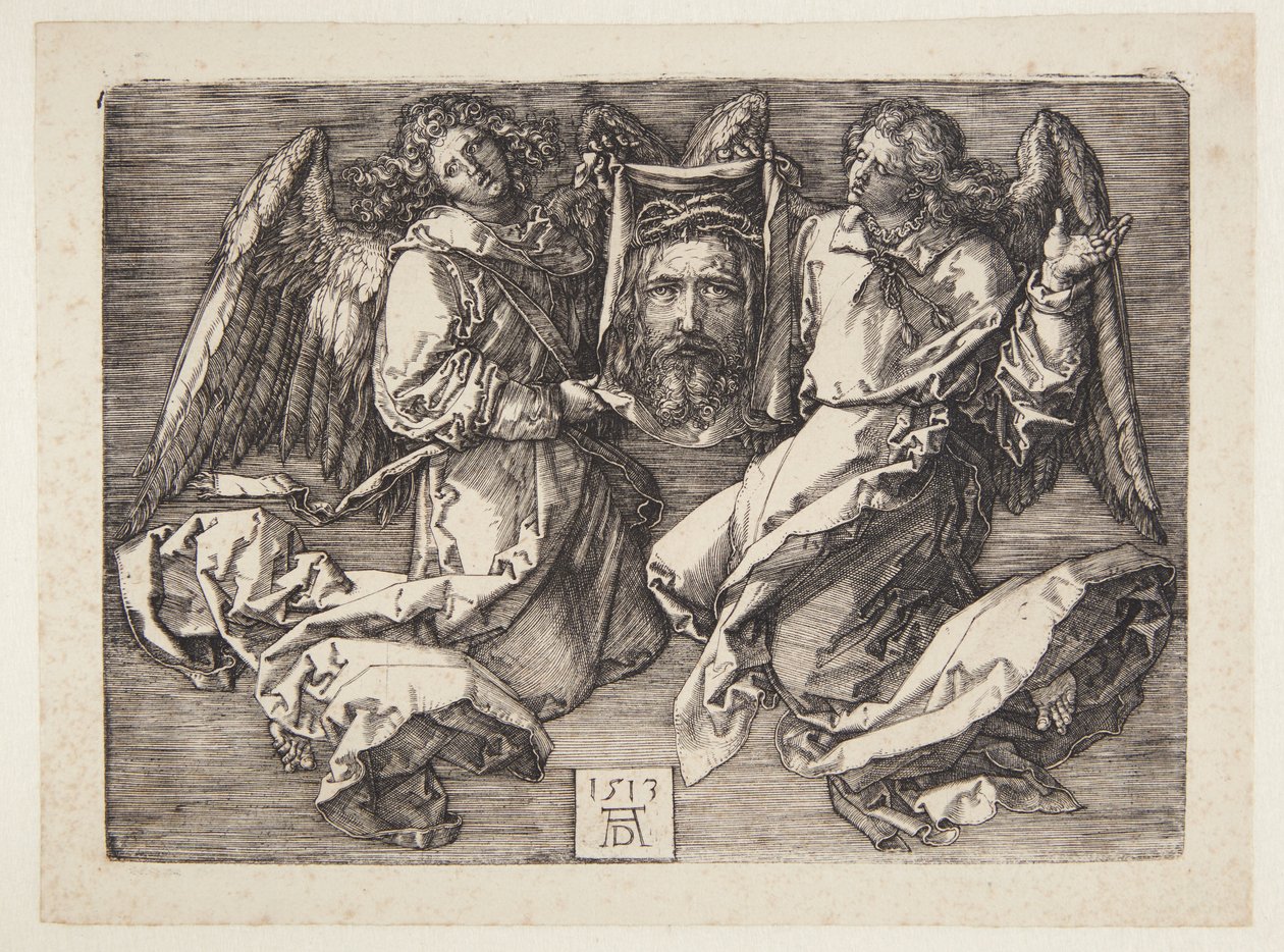 Sudario mostrato da due angeli da Albrecht Dürer