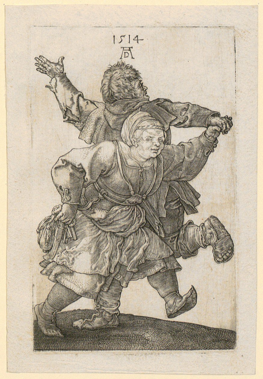 Coppia di contadini danzanti da Albrecht Dürer