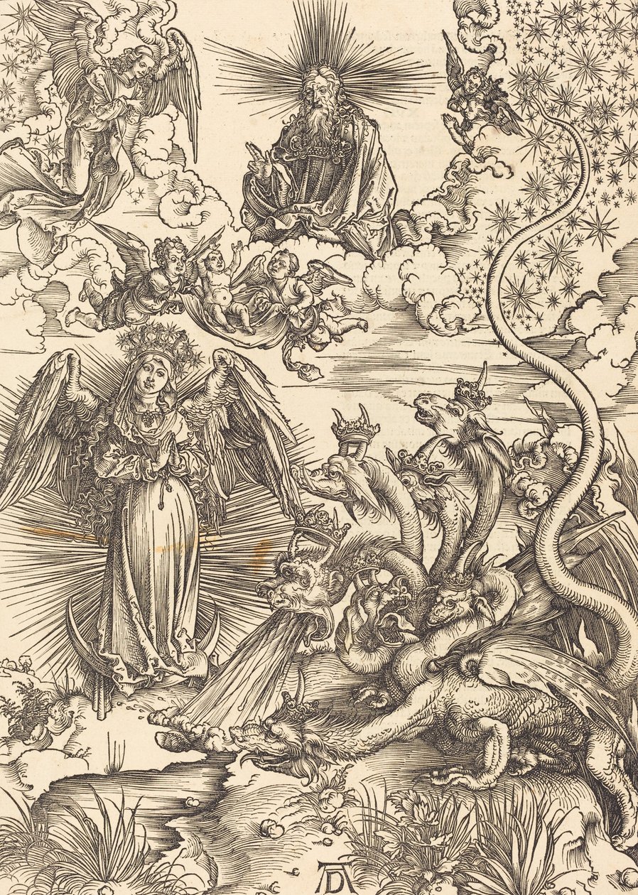 La donna apocalittica, 1498 da Albrecht Dürer
