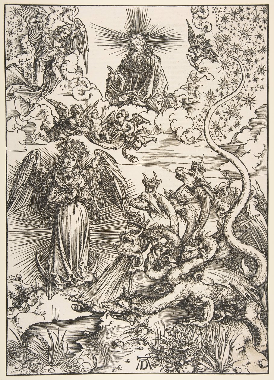 La Donna Apocalittica, dalla serie Apocalisse, 1511 da Albrecht Dürer