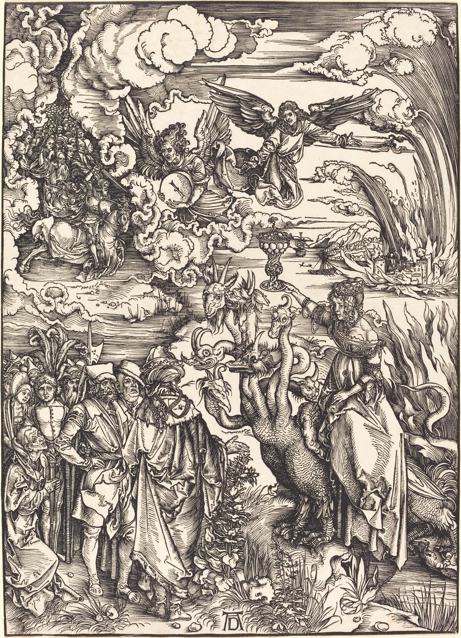 La prostituta babilonese da Albrecht Dürer