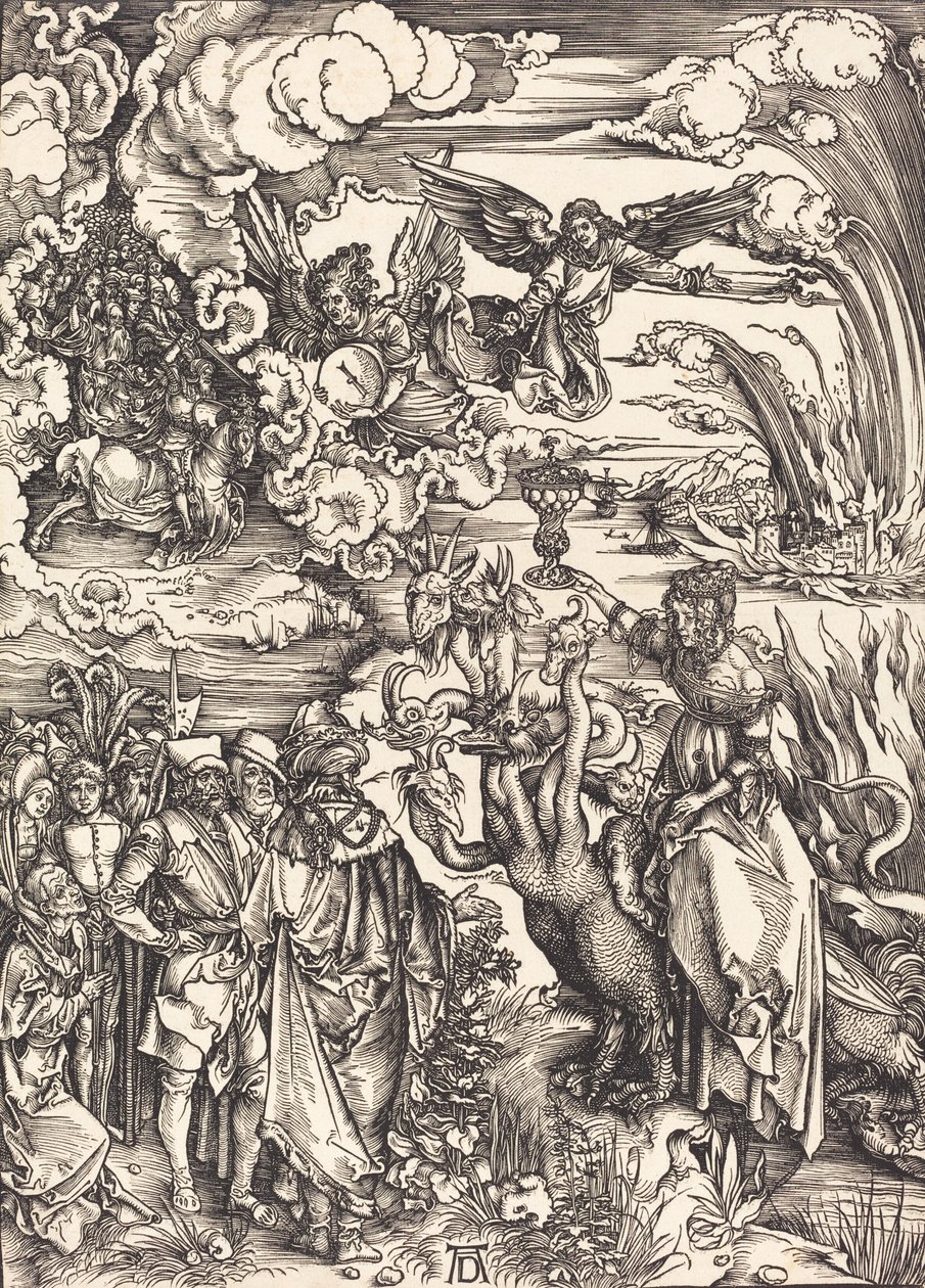 La prostituta babilonese da Albrecht Dürer