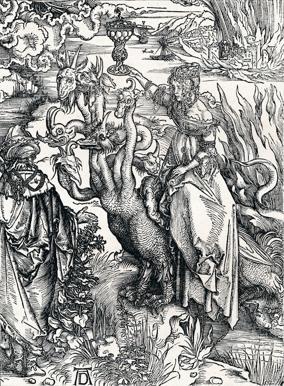 La prostituta babilonese da Albrecht Dürer