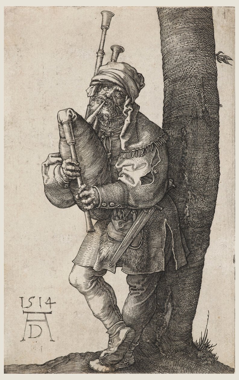 Il Suonatore di Cornamusa da Albrecht Dürer