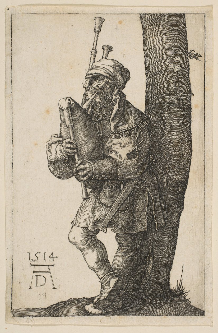 Il Suonatore di Cornamusa da Albrecht Dürer