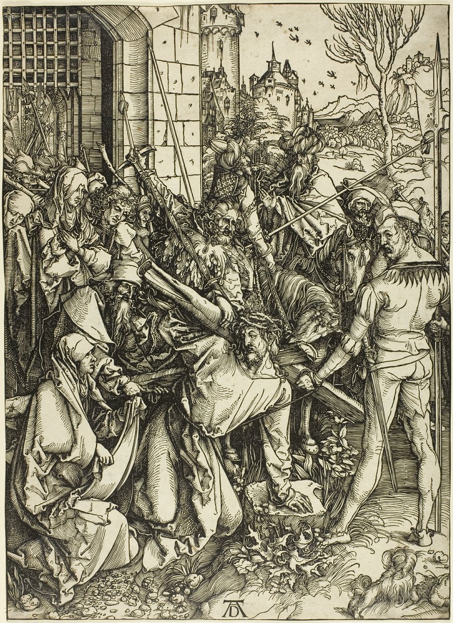 Il portamento della croce, dalla Grande Passione da Albrecht Dürer