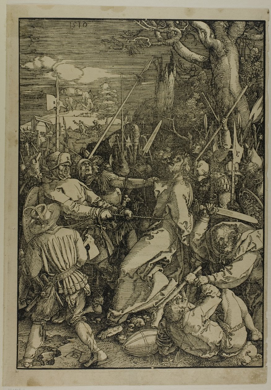 Il tradimento di Cristo, dalla Grande Passione da Albrecht Dürer